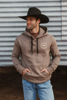 Ringers Western Men's Signature Pullover Hoodie - Mushroom