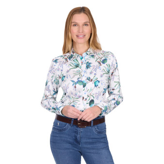 Thomas Cook Womens Lucinda LS Shirt - Blue/ White