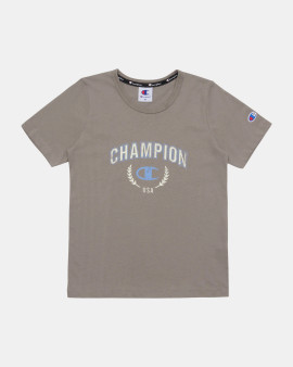 Champion Kids CH Leg Graphic Tee - Sandalwood Grey