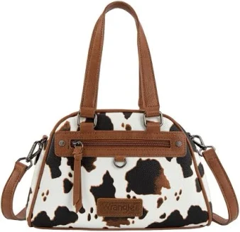 Wrangler Womens Cow Print Handbag