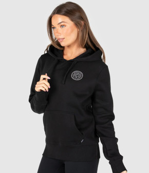 Unit Womens Ladies Fleece Hoodie Lexie - Black
