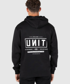 Unit Mens Hoodie Index - Black