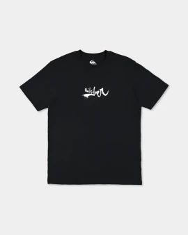 Quicksilver Men's Qs Impaired Logo Dna Tee - Black