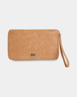 Billabong WomenS Tropical Rhapsody Travel Wallet - Tan