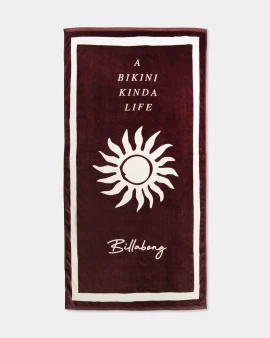 Billabong A Bikini Kinda Life Towel - Espresso