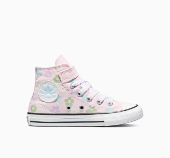 Converse  Kids Chuck Taylor All Star Easy-On Junior Bubble Flowers High Top New Found Bloom/ White