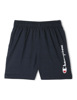 Champion Boys Jersey Script Shorts - Navy