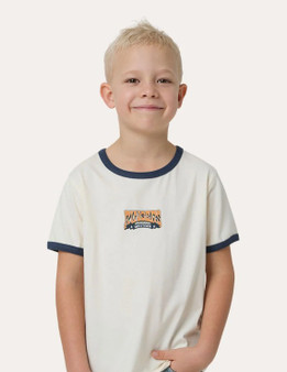 Ringers Western Kids  Dust N Ropes Kids Boys Ringer  T-Shirt - Off White