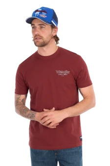 Wrangler Mens Richard Tee - Cognac