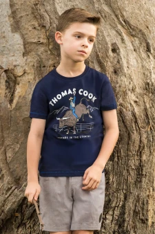 Thomas Cook Boys Dean SS Tee - Navy