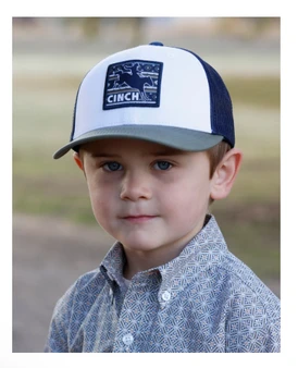 Cinch Youth Boy's Multicolor 6 Panel Trucker Cap