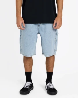 Billabong Mens Bad Dog Denim Short - Washed Indigo