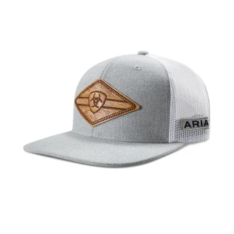 Ariat Unisex Diamond Boot Stitch Trucker Cap - Grey