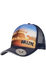 Bullzye Unisex Grazing Horse HP Trucker Cap - Multi