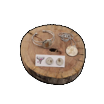 Country Allure Cowhide Chain Necklace