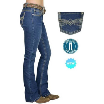 Pure Western Women's Savannah Boot Cut Jean - Morning Sky