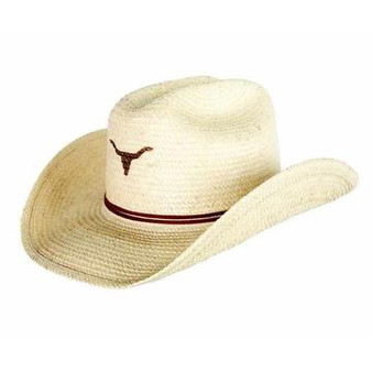 Sunbody Kids Cattleman Guatamalan Palm Single Longhorn Hat