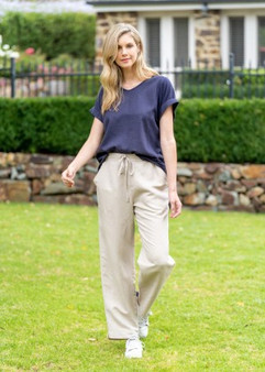 ON SALE Women's Thomas Cook Drawcord Pants - Taupe