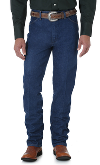 Wrangler Mens Cowboy Cut Slim Fit Pre Wash Indigo