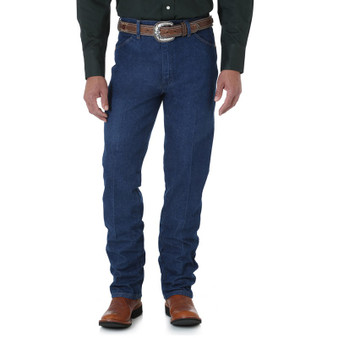 Wrangler Mens Cowboy Cut Slim Fit Pre Wash Indigo