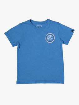 ON SALE Boy's Quiksilver Full Circle Game Tee Vallarta Blue