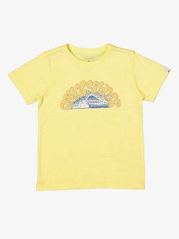 Boy's Quiksliver Homework Tee Pale Banana