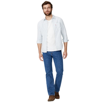 Levi's Mens 516  STRAIGHT JEANS Stonewash
