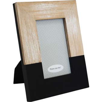 ON SALE Lavida Photo Frame Modern Coal 4x6