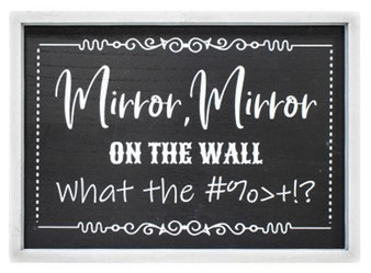 Lavida Timber Sign Mirror Mirror