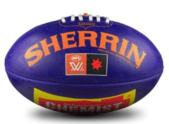 Sherrin AFLW Replica All Surface Ball - Purple