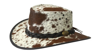 Jacaru Cow Hide Rustler Leather Hat Jacaru Cow Hide Rustler Leather Hat