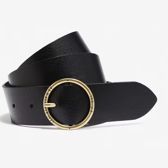 Levi's Fashion Circle Belt - Black