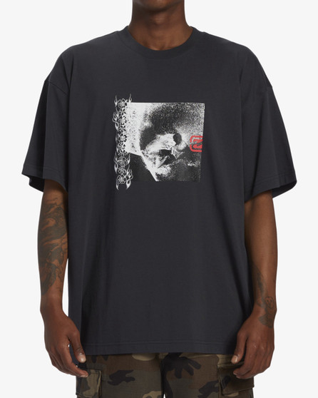 Billabong Men's Centerfold OG SS - Washed Black