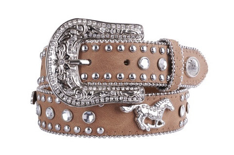 Pure Western Kids Nelly Belt Tan