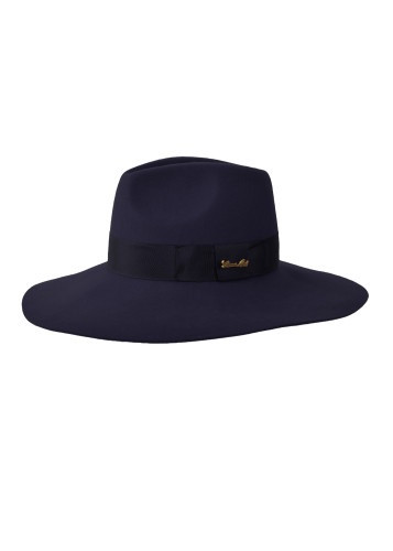 Thomas Cook Augusta Crushable Wool Felt Hat -  Dark Navy