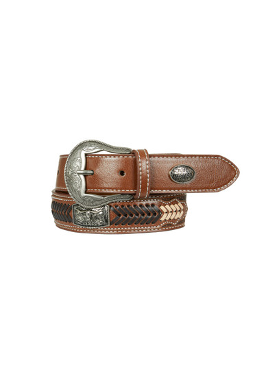 Pure Western Kids Zachary Belt Dark Tan