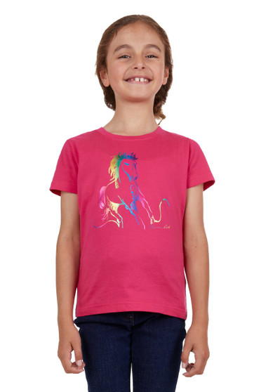 Thomas Cook Girls Willow S/S Tee - Bright Rose