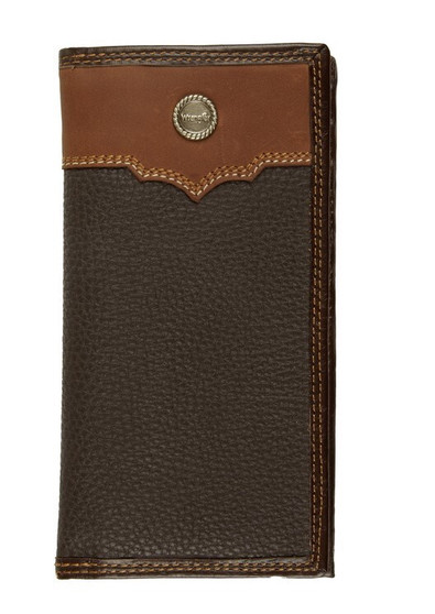 Wrangler Men's Johnny Rodeo Wallet Dark Tan