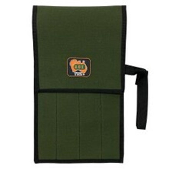 AOS Canvas Green Knife Wrap