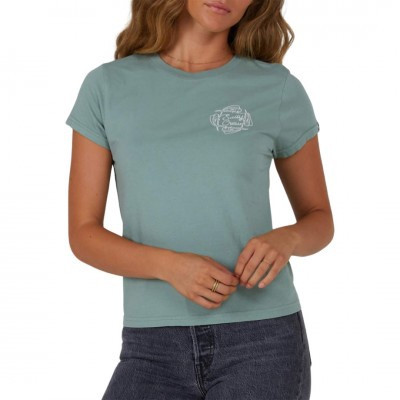 Salty Crew Kids Drawn In Circles Modern Tee - Sage