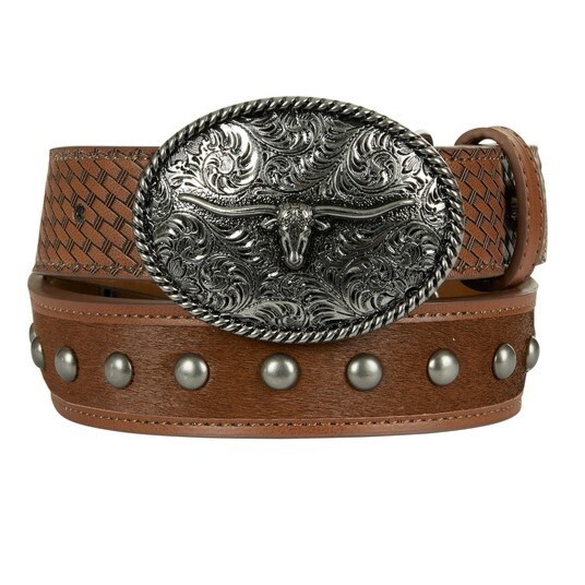 Pure Western Kids Terry Belt - Tan