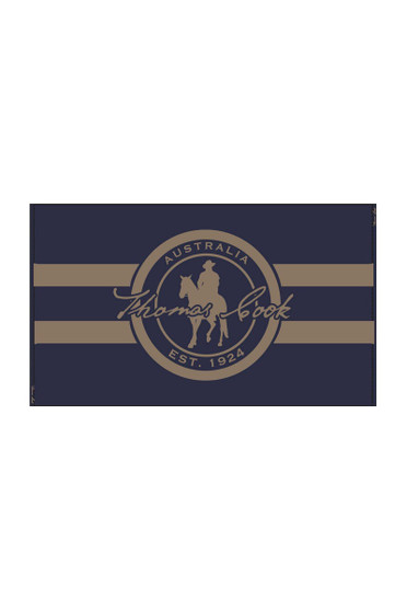 Thomas Cook Logo Towel - Navy/Tan