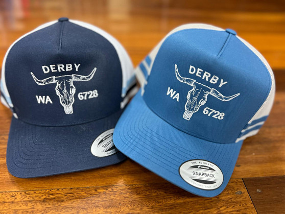 Derby Postcode Cap - Bull Horns Logo