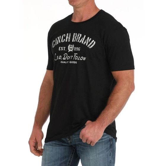 Cinch Men's "Lead Don't Follow" Tee - Black