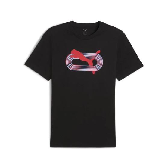 ON SALE Puma Men's Graphic Circle Tee - Black