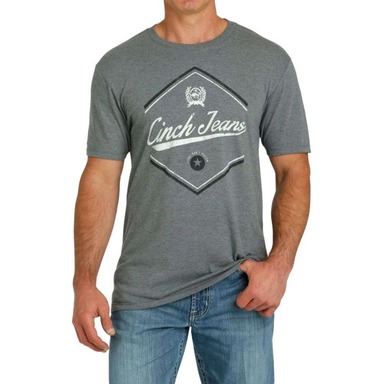 Cinch Men's "Cinch Logo" Tee - Grey