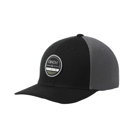 Cinch Men's  Graphic Logo Flexifit Cap - Black