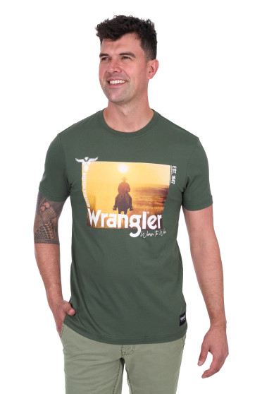 Wrangler Men's Andre SS Tee - Cypress