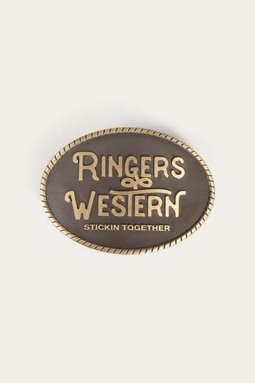 Ringers Western  Kelby Belt Buckle - Gold