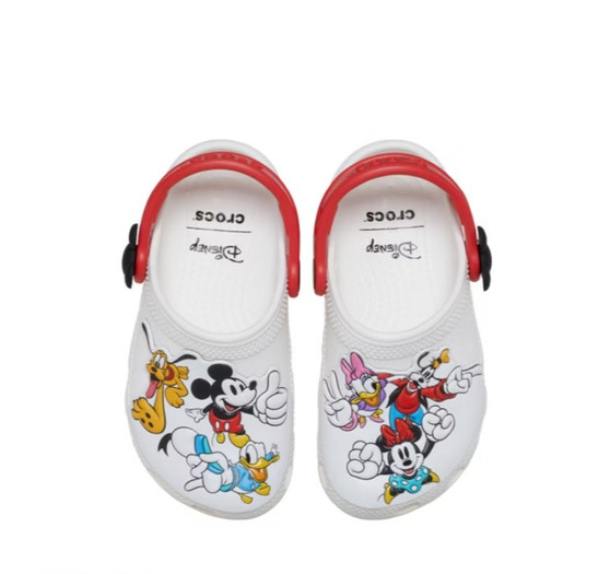 Crocs Toddler Mickey and Friends Clog - White